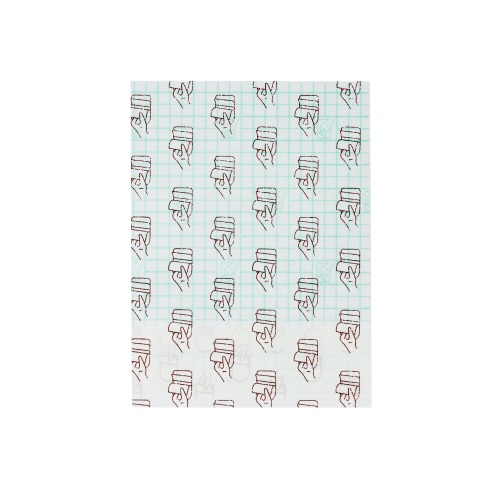 Transparent Film Dressing-Size 10 x 12 cm-Grid Pattern Style- Waterproof breathable Wound care Adhesive Bandage