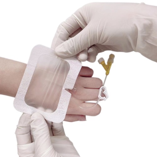 Transparent Film Dressing-Size 6 x 7 cm-Non-woven frame- Waterproof breathable Wound care Adhesive Bandage