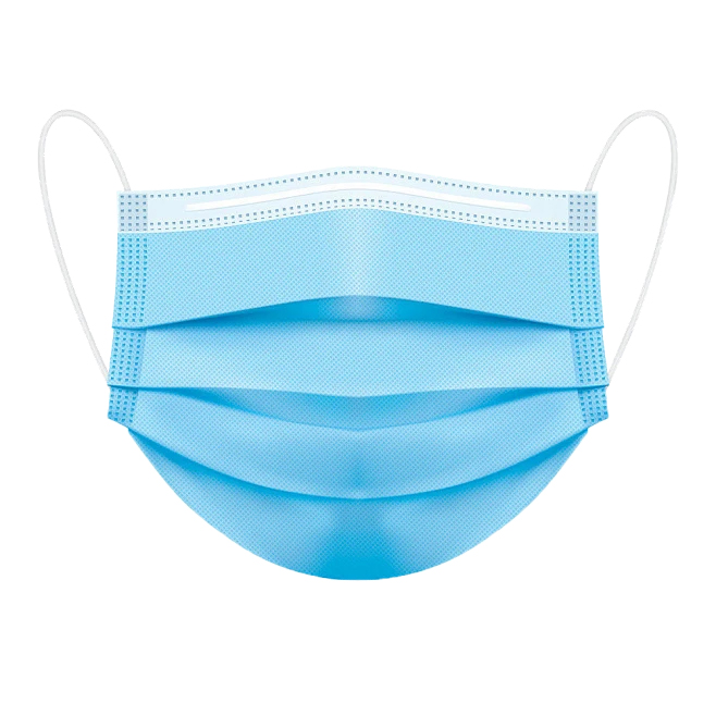 Medical face mask-3 Ply Protective Barrier-Single Use- Disposable Earloop – Home, Travel, Office, School, Work, Outdoors
