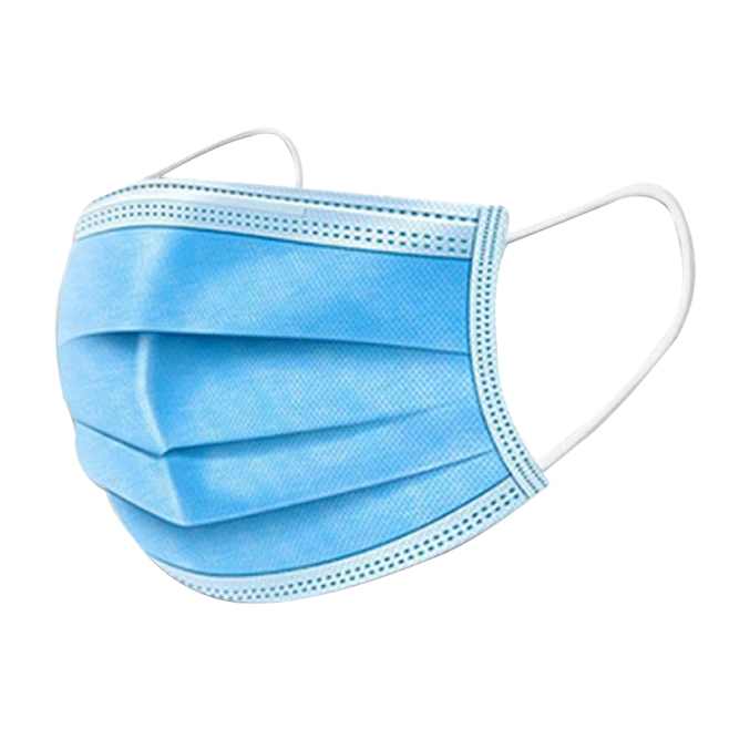 Medical face mask-3 Ply Protective Barrier-Single Use- Disposable Earloop – Home, Travel, Office, School, Work, Outdoors