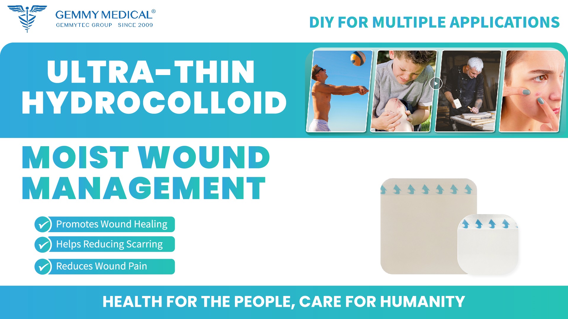 Innovation in Wound Care: Gemmy Medical's Ultra-Thin Hydrocolloid Dressing to Debut at MEDICA 2025
