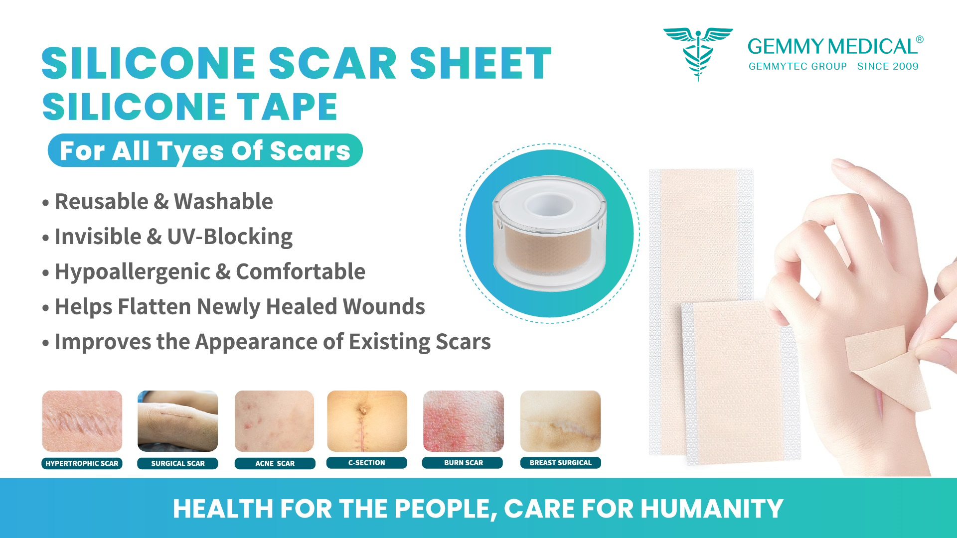 Gemmy Medical Silicone Scar Sheet to Debut at MEDICA 2025: Advanced Scar Management Solution
