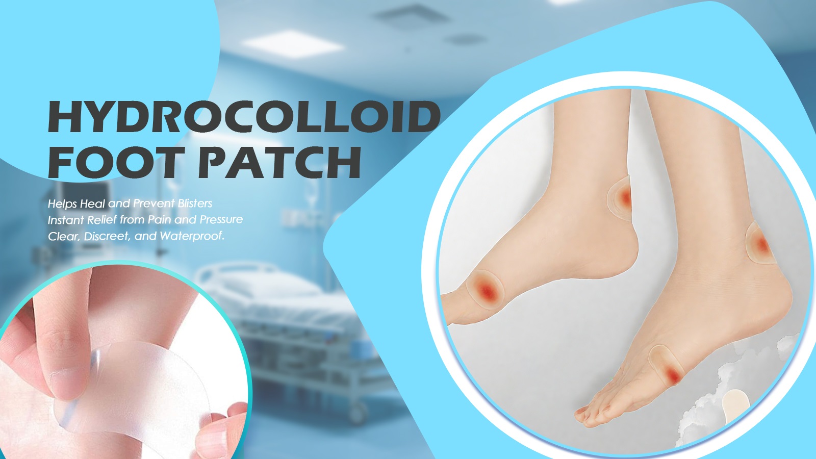 What is a hydrocolloid foot pad and what does it do?