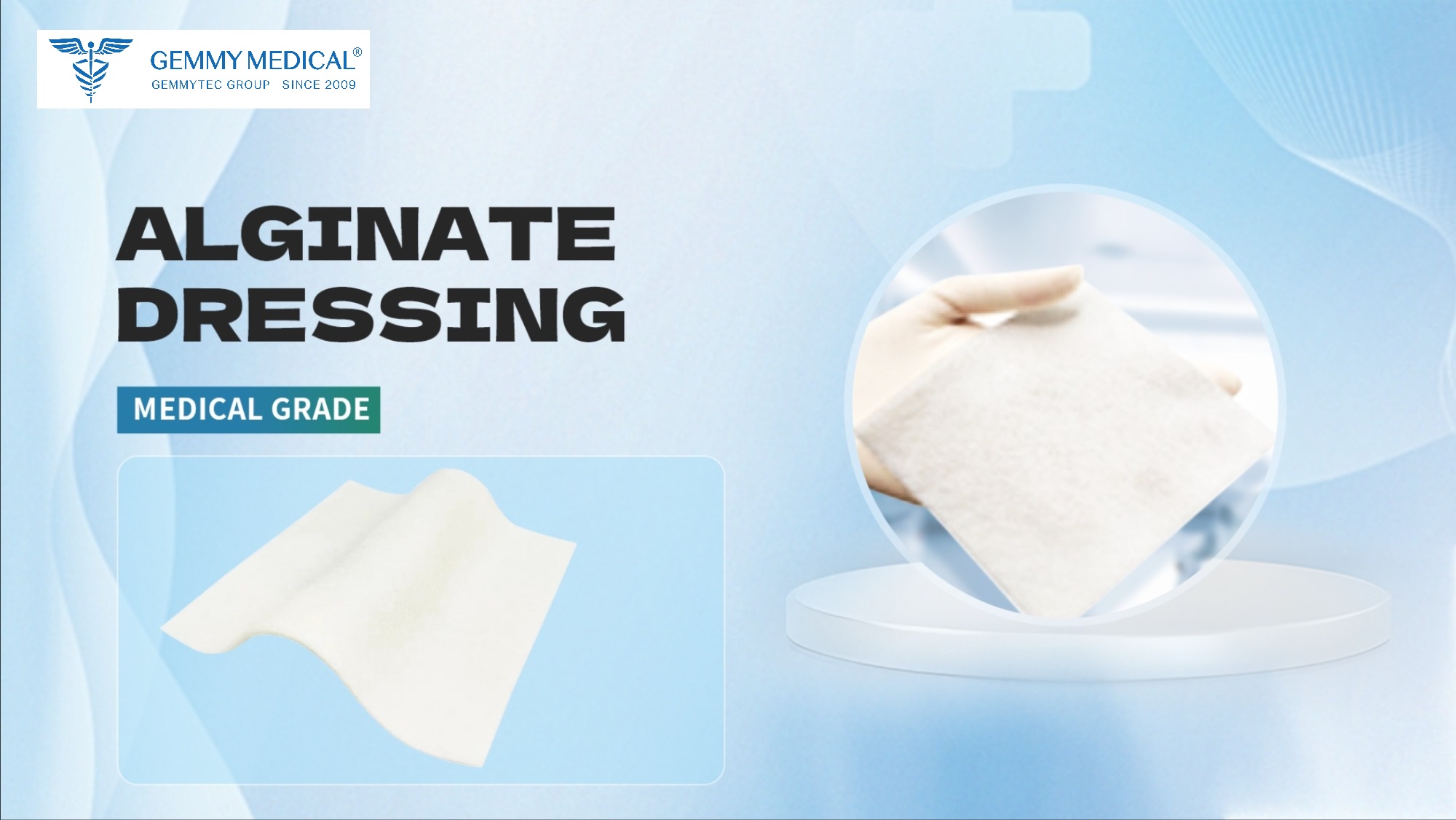 Gemmy Medical Alginate Dressings: Effective Wound Care for Exuding Wounds