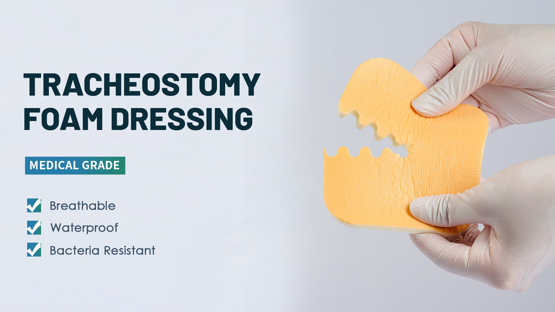 Gemmy Medical Tracheostomy Foam Dressings: Gentle, Non-Adhesive Care