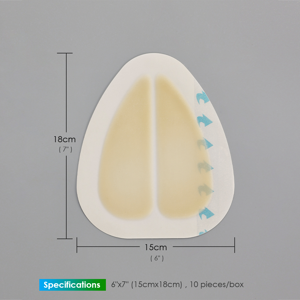 Sacral Hydrocolloid Dressing 15 cm x 18 cm Hydrocolloid Wound Dressing