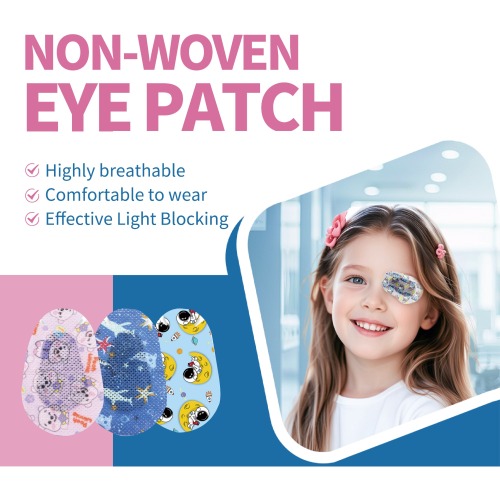 Ultra-Soft Non-Woven Eye Patch with Slot – Gentle Fit for Kids & Adults
