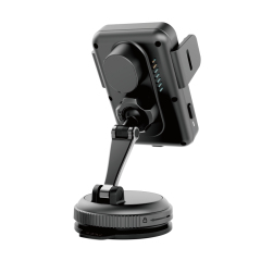 Wireless Magnetic Phone Holder with Flexible Arm  for Car Dashboard OEM Car Phone Mount and Suction Dashboard Base 35-X203-X180-PJ001