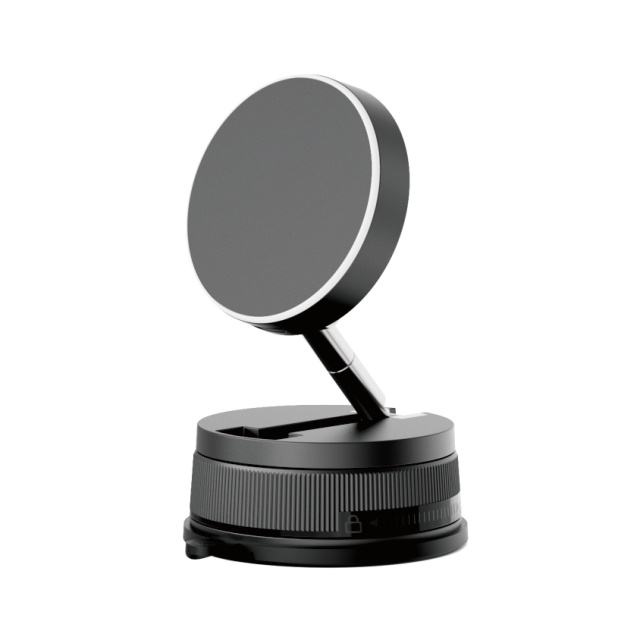 ODM_OEM Wireless Charging Magnetic Phone Mount with Suction Base for Car DashboardX188