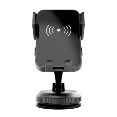 Wireless Magnetic Phone Holder with Flexible Arm  for Car Dashboard OEM Car Phone Mount and Suction Dashboard Base 35-X203-X180-PJ001