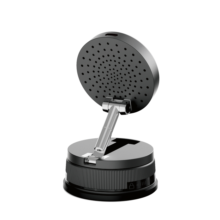 ODM_OEM Wireless Charging Magnetic Phone Mount with Suction Base for Car DashboardX188