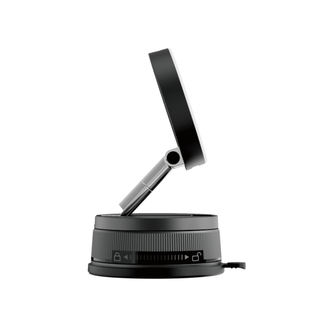ODM_OEM Wireless Charging Magnetic Phone Mount with Suction Base for Car DashboardX188