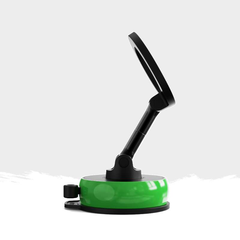 2026 ODM _OEM  360° Rotatable | Strong Suction | Universal Fit  Vibrant Green & Black Dashboard Car Phone Holder  X210-