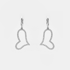 Lab-grown Diamond Earring - 10k/14K/18K Gold, PT, Customizable