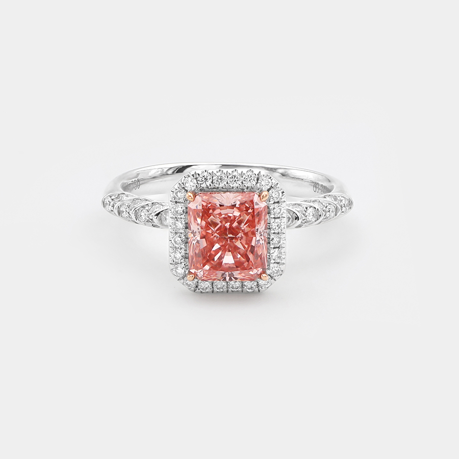 Lab-grown Diamond Ring - 10k/14K/18K Gold, PT, Customizable