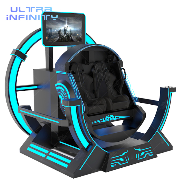 VR 360° Motion Chair - VR Roller Coaster Simulator V2- 2 Seats