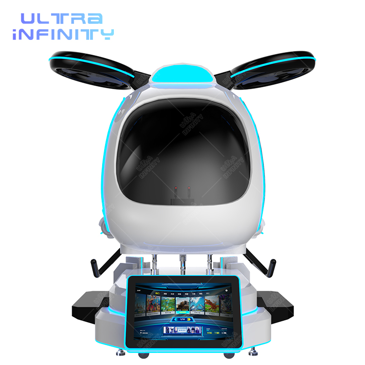 Vr Helicopter Game Simulator 2 Players - 9D VR Airplane Machine