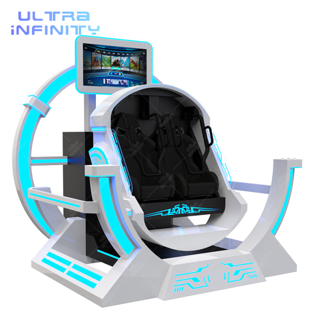 VR 360° Motion Chair - VR Roller Coaster Simulator V2- 2 Seats
