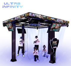 VR Multiplayer Game Simulator - VR Standing Platform - Free Roaming Space