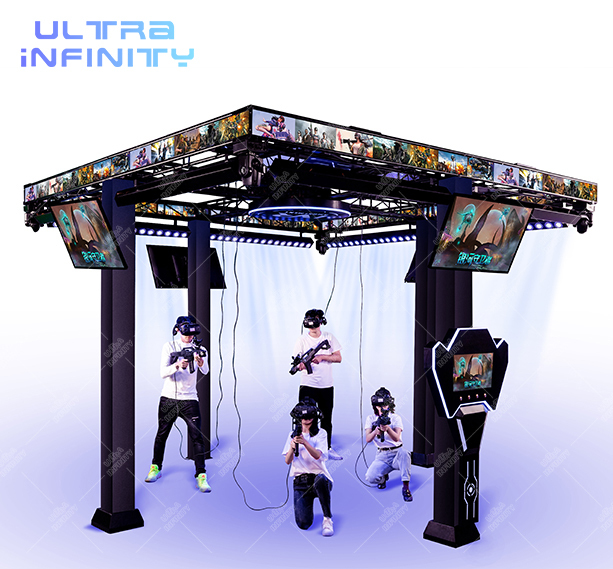 VR Multiplayer Game Simulator - VR Standing Platform - Free Roaming Space
