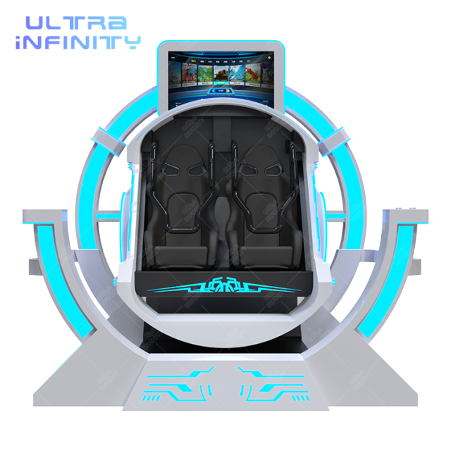 VR 360° Motion Chair - VR Roller Coaster Simulator V2- 2 Seats