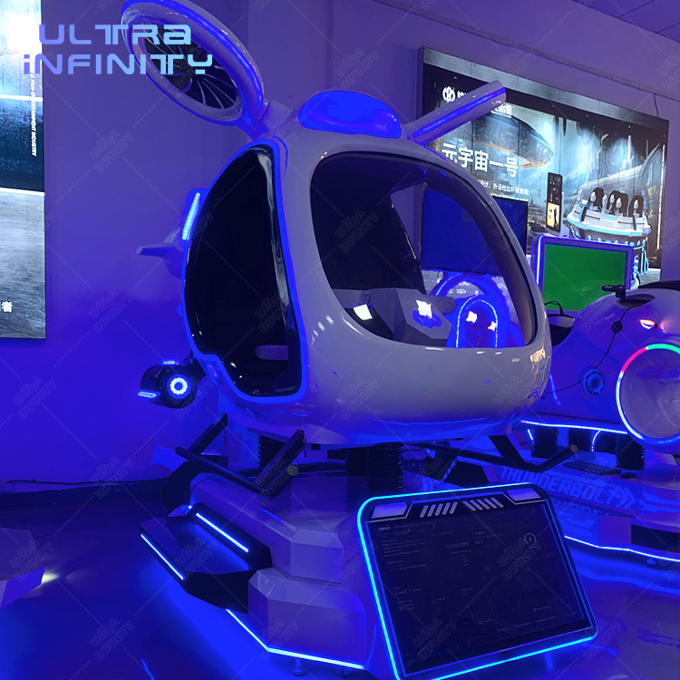 Vr Helicopter Game Simulator 2 Players- 9D VR Airplane Machine