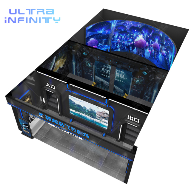 Naked 3D Rail Track Flying Cinema-6 8 10 12 16 persons