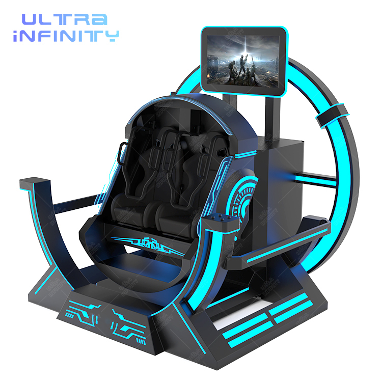 VR 360° Motion Chair - VR Roller Coaster Simulator V2- 2 Seats