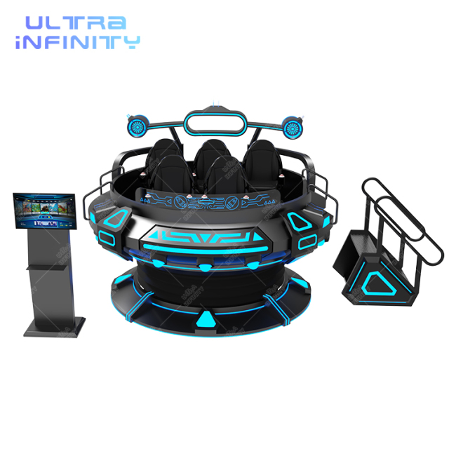 VR UFO 5 Players- 720 Degree VR Roller Coaster Cinema Simulator