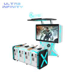 Gunfighter Hero Shooting Platform 4 Players Gun Shooting Game Simulator