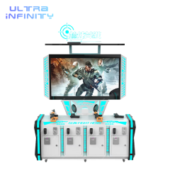 Gunfighter Hero Shooting Platform 4 Players Gun Shooting Game Simulator