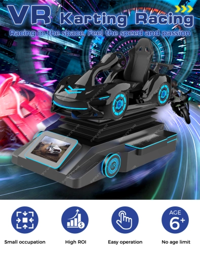 Black VR Karting Racing Simulator