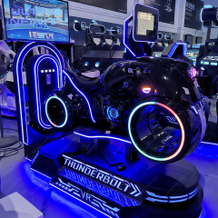 Black VR Thunder Motorcycle Simulator- 9d VR Motor Racing Game Machine