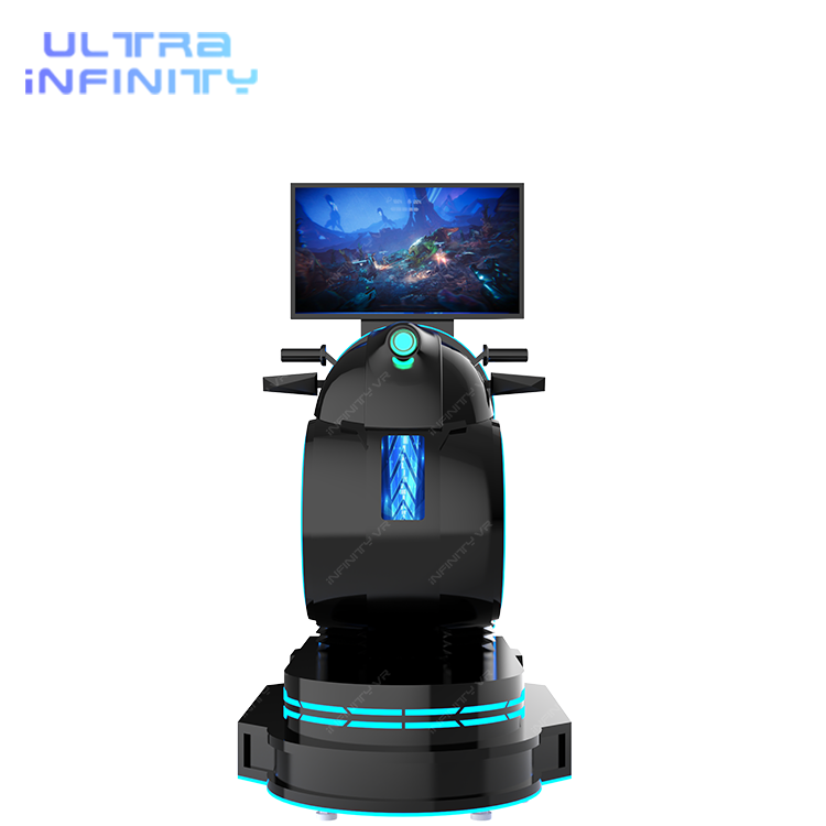 Black VR Thunder Motorcycle Simulator- 9d VR Motor Racing Game Machine