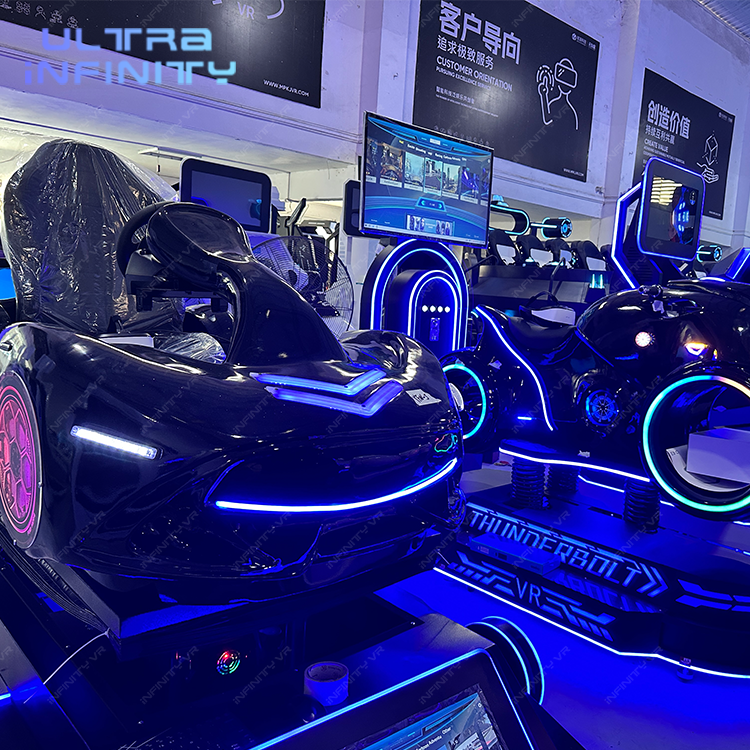 Black VR Racing Simulator -New VR Karting Car Games Simulator
