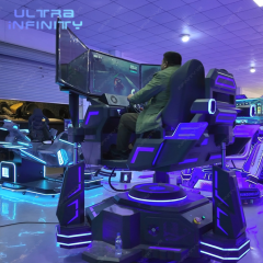 3DOF 3 Screens Rotating Racing Car Machine-360 Degree Horizontal Rotation Racing Simulator Cockpit