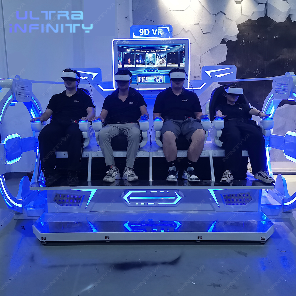 Vr 4 Seats Cinema Chair - 9D VR Multiplayer Cinema Game Machine