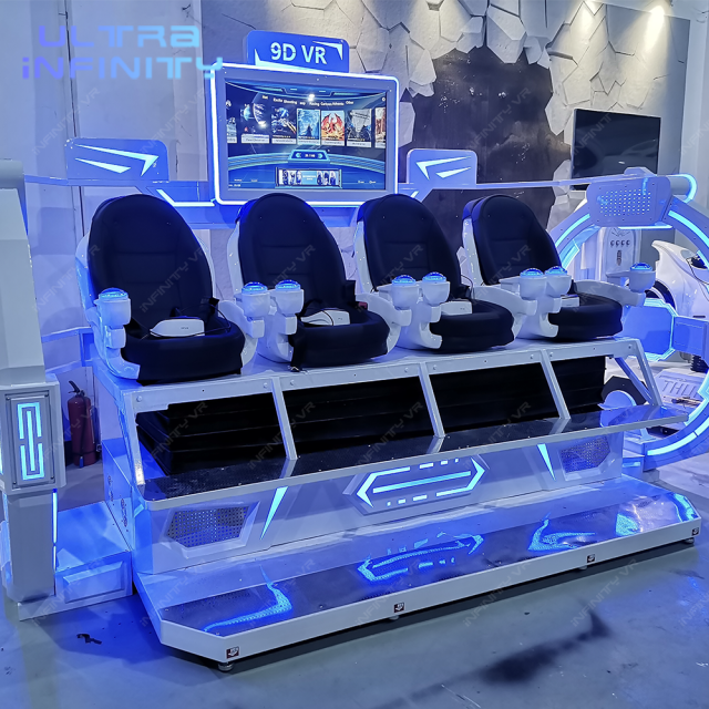 Vr 4 Seats Cinema Chair - 9D VR Multiplayer Cinema Game Machine