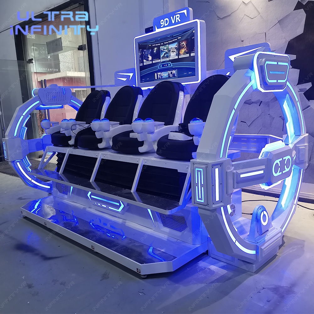 Vr 4 Seats Cinema Chair - 9D VR Multiplayer Cinema Game Machine