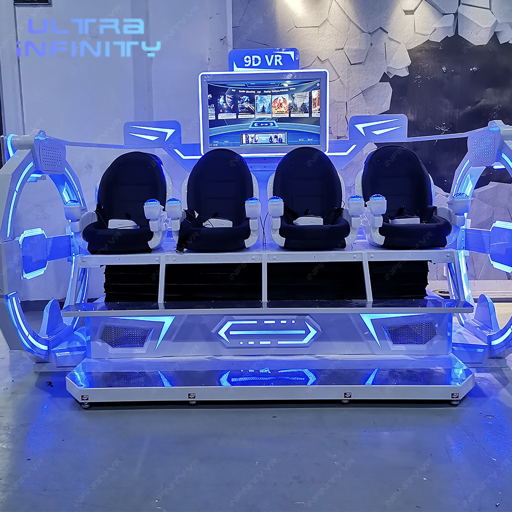 Vr 4 Seats Cinema Chair - 9D VR Multiplayer Cinema Game Machine