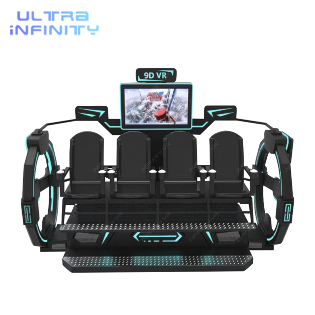Vr 4 Seats Cinema Chair - 9D VR Multiplayer Cinema Game Machine