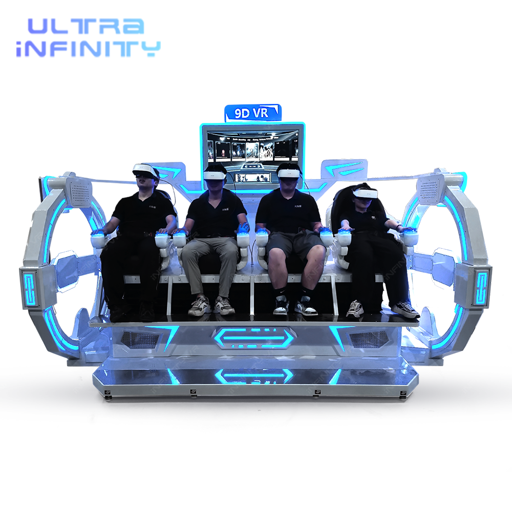 Vr 4 Seats Cinema Chair - 9D VR Multiplayer Cinema Game Machine
