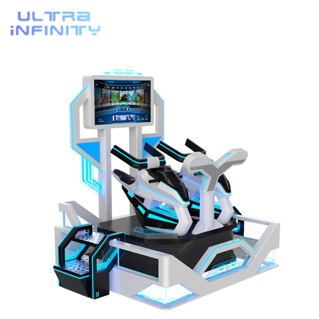 VR Thunder Knight Race 2 players - 9D VR Racing Ride Game Machine
