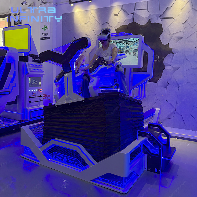 VR Thunder Knight Race 2 players - 9D VR Racing Ride Game Machine