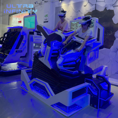 VR Thunder Knight Race 2 players - 9D VR Racing Ride Game Machine