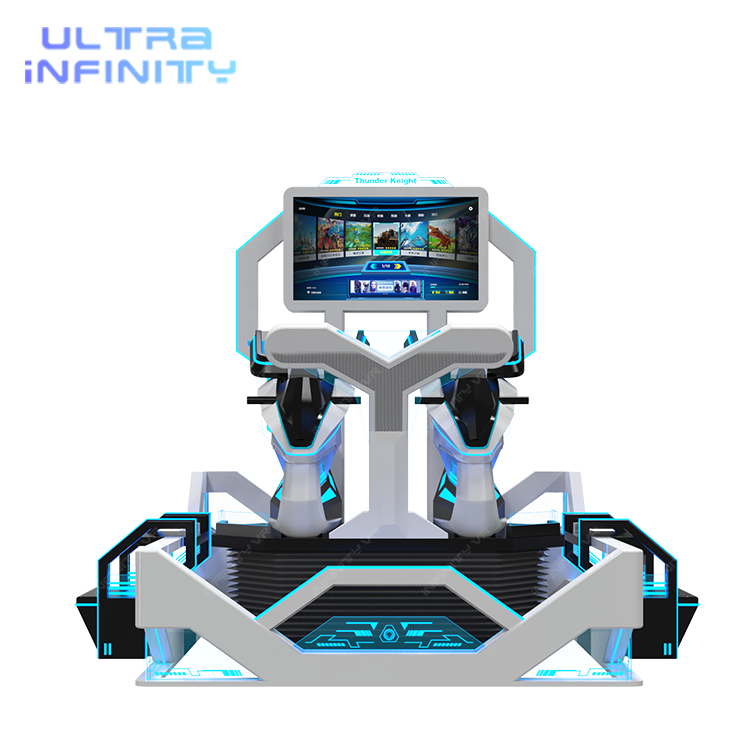 VR Thunder Knight Race 2 players - 9D VR Racing Ride Game Machine