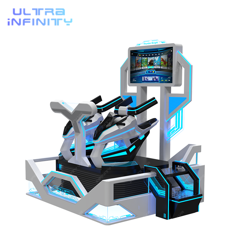 VR Thunder Knight Race 2 players - 9D VR Racing Ride Game Machine