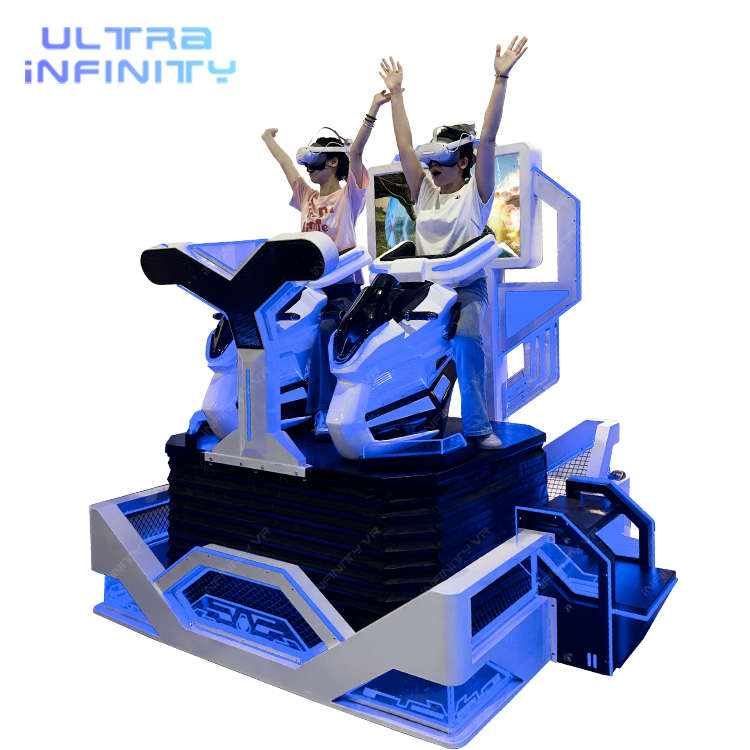 VR Thunder Knight Race 2 players - 9D VR Racing Ride Game Machine
