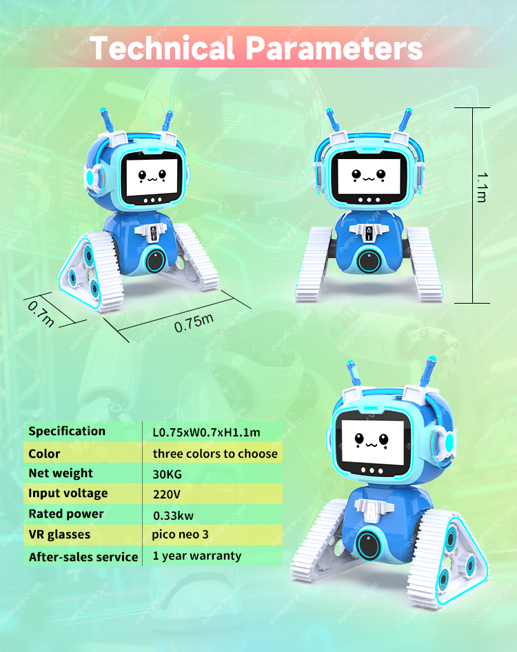 kids vr robo parameters