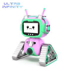 Kids Robo VR Game Simulator- Double Side Use Robo Design VR Machine for Children